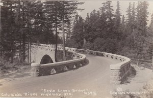 Oregon Columbia River Highway Eagle Creek Bridge Real Photo