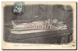 Old Postcard Dreux Chapelle Saint Louis Tomb of the Duke of Aumale