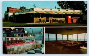 WEST HAVEN Connecticut CT~ STOWE'S PILOT HOUSE Seafood Restaurant 1960s Postcard