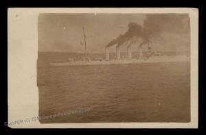 Germany WWI Navy Handing the Goeben and Breslau to Turkey RPPC Lot Group 70471