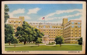 Vintage Postcard 1950 Kentucky Baptist Hospital, Louisville, Kentucky (KY)