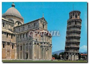 Postcard Modern Pisa Piazza del Miracoli Apse of the Cathedral and the Tower ...