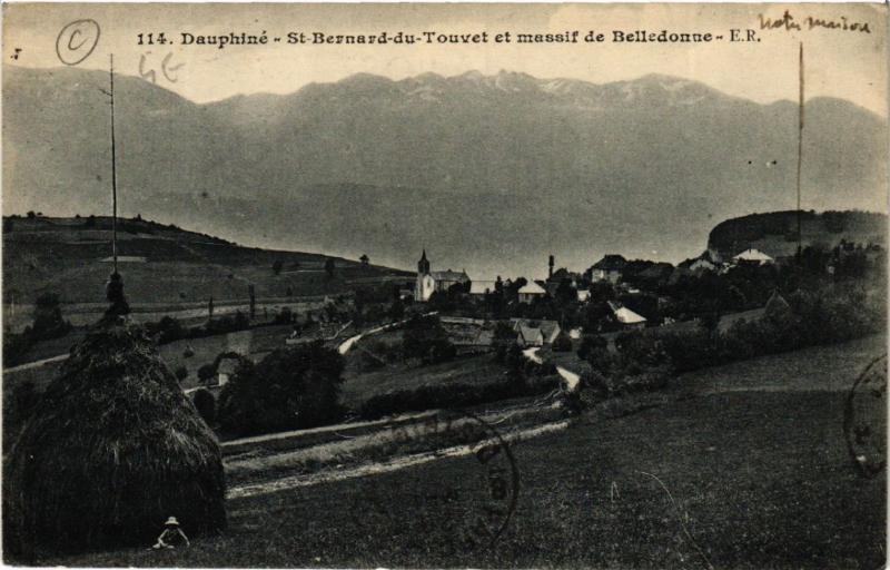 CPA St-BERNARD-du-TOUVET - et Massif de BELLEDONNE - Dauphiné (489745)