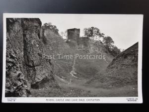 Derbyshire CASTLETON Peveril Castle & Cave Dale c1972 RP Postcard by Lilywhite