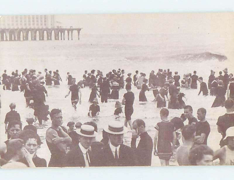 1976 BICENTENNIAL POSTCARD SHOWING PAST ERA Atlantic City New Jersey NJ G5467