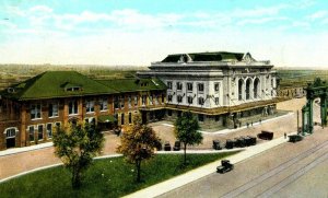 1910-20 Union Depot. Denver Colorado Postcard F78 