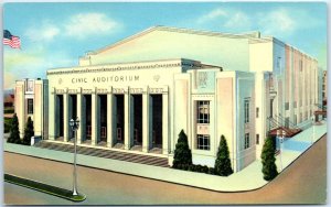 Postcard - Civic Auditorium - Grand Rapids, Michigan