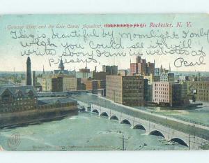 Pre-1907 PANORAMIC VIEW Rochester New York NY A3821