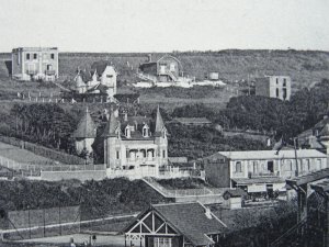 France Somme BOIS DE CISE Falaise Cote Ault - Image of Houses c1903 Postcard