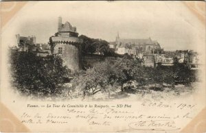 CPA VANNES-La Tour du Connetable & les Remparts (27644)