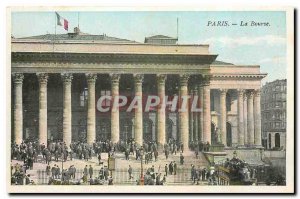 Old Postcard Paris Bourse