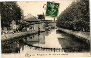 CPA MONTARGIS - Le Canal et la Passerelle (227662)