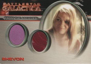 Shevon Battlestar Galactica TV Show REAL Costume Relic Card