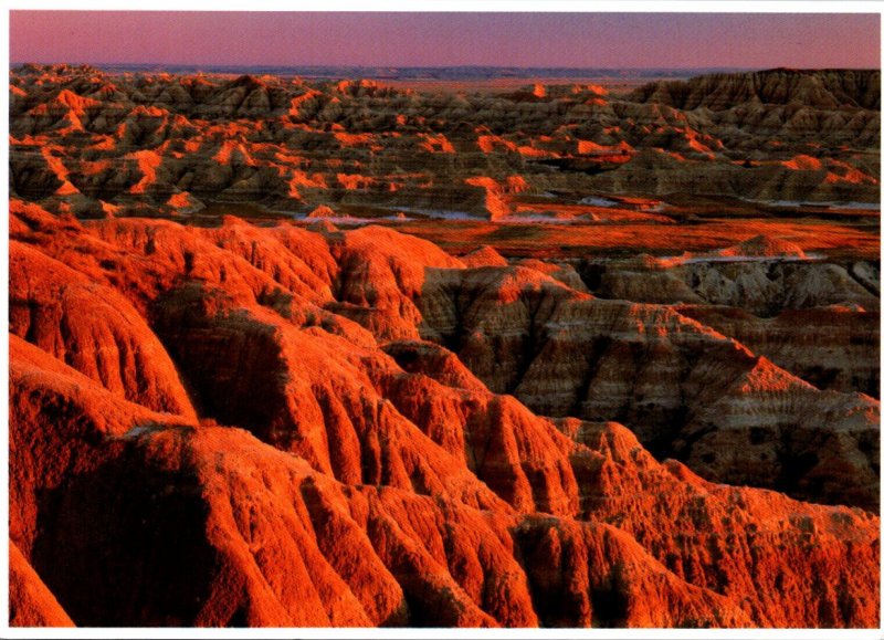 South Dakota Badlands National Park The Setting Sun