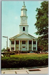 Springfield Massachusetts 1950s Postcard Old First Church