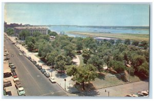 c1960 Confederate Park Post Office Mississippi River Memphis Tennessee Postcard