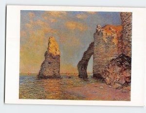 Postcard Cliffs at Étretat Claude Monet Sterling & Francine Clark Art Institute