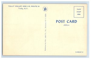 Vintage Tully Valley And Us Route 81 Postcard P135E