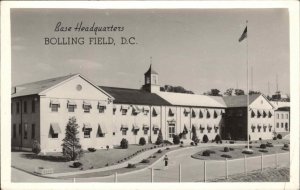 Washington D.C. WWI Bolling Field Headquarters Real Photo Vintage Postcard