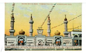 MA - Revere Beach. Wonderland Amusement Park, Turkish Village ca 1907