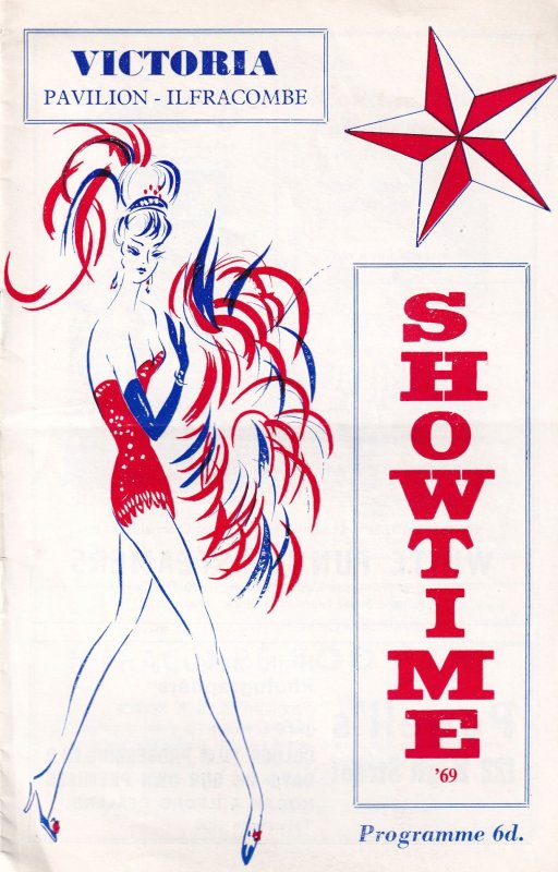 Showtime 1969 Ilfracombe Music Variety Show Theatre Programme