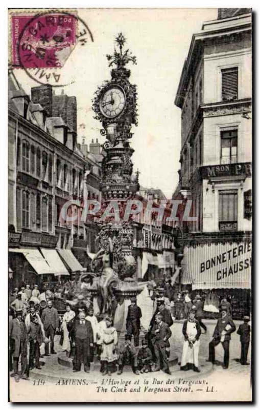 Amiens - L & # 39Horloge - Old Postcard