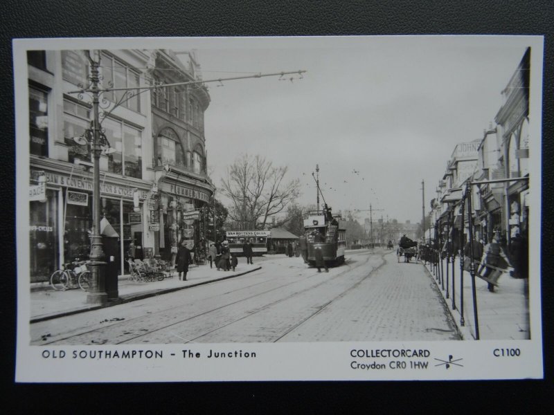 SOUTHAMPTON The Junction - Old RP Postcard by Pamlin Repro C1100