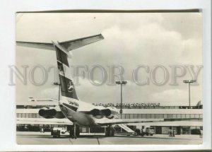 470798 East Germany GDR airline INTERFLUG IL-62 aircraft at Berlin airport Old