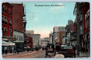 Providence Rhode Island Weybosset Street Exterior Building c1914 Vintage Antique