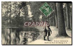 Old Postcard Bois de Chaville Idyll at the Pond Edge