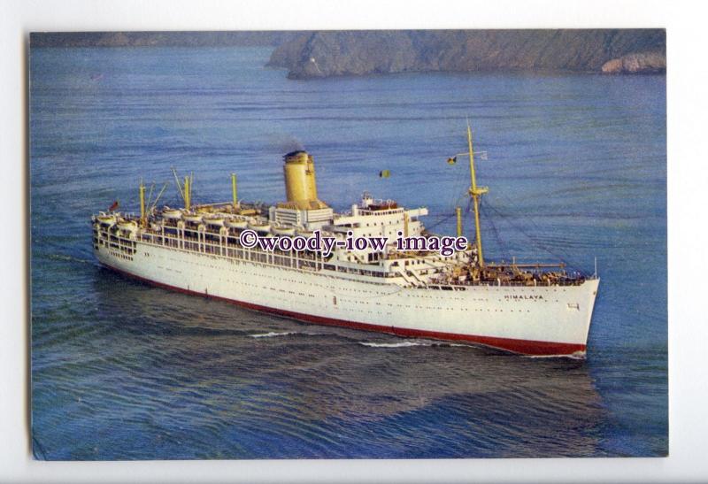 LN0852 - P&O Liner - Himalaya  built 1949 - postcard