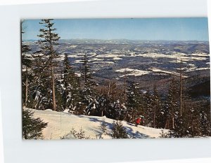 Postcard Skiing At Sugarbush Valley, Warren, Vermont