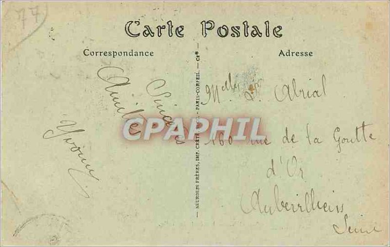 Old Postcard Meaux Town Hall