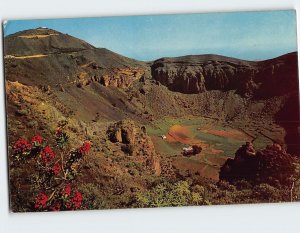 Postcard The Famous Crater La Caldera & Parador de Bandama Spain