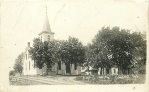 Postcard Nebraska Oakland Baptist Church #233  RPPC C-1910 23-6124