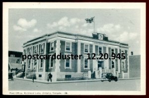 h3539 - KIRKLAND LAKE Ontario Postcard 1930s Post Office