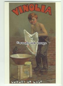 ad3474 - Vinolia Soap - Young Lad Washing in Vinolia - Modern Advert Postcard