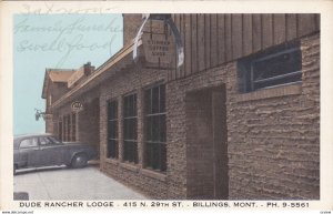 BILLINGS , Montana m 1950-60s ; Dude Rancher Lodge