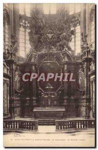 Old Postcard Saint Maximin la Sainte Baume the Basilica Altar