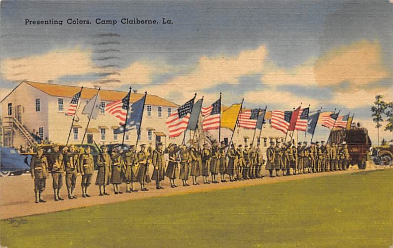 Presenting the Colors Camp Claiborne, Louisiana, USA 1943 