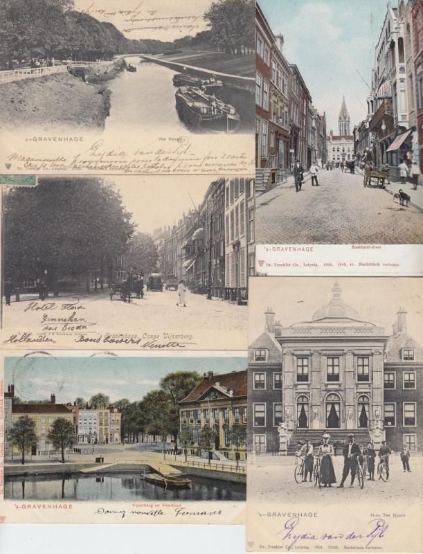 THE HAUGE DEN HAAG PAYS-BAS HOLLAND NETHERLAND 37 Cartes Postales 1900-1940.