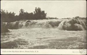 Sioux Falls, S.D., Falls of the Big Sioux River (1907)