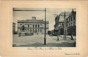 CPA LAON La place de l'hotel (157408)