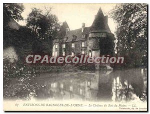 Old Postcard Bagnoles De L'Orne Le Chateau Du Bois Du Maine