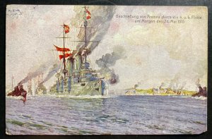 Mint Austria Picture Postcard Ancona Battle May 24 1915