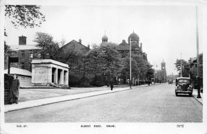 BR64140 albert road colne car voiture   real photo  uk