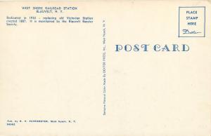 West Shore Railroad Station, Blauvelt, NY Postcard