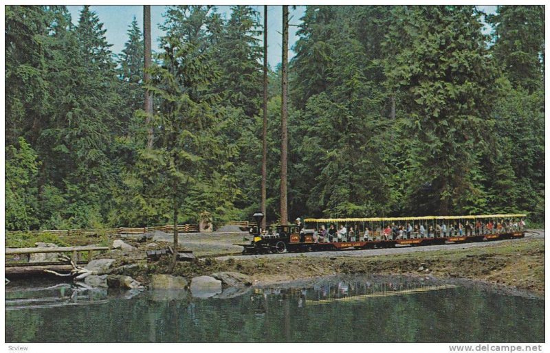 Miniature Train, Stanley Park , Vancouver , B.C. , Canada,  50-60s