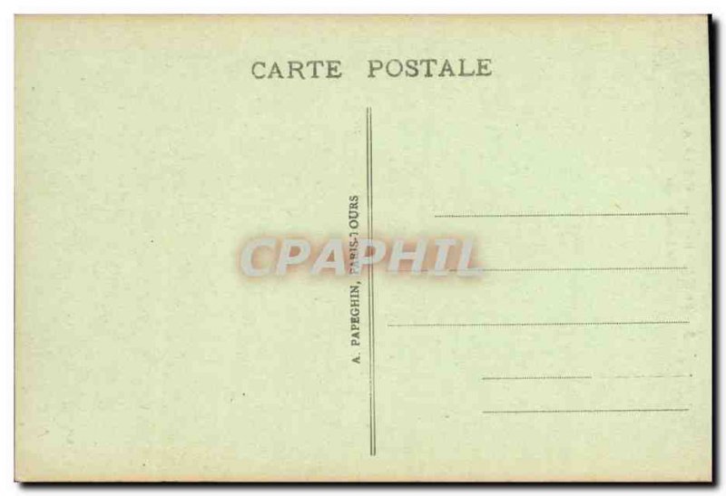 Old Postcard Paris Eiffel Tower