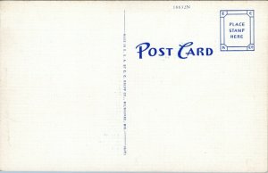 postcard Burlington, Wisconsin - Shore Line, Liggett Antlers, Browns Lake resort
